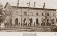 Bahnhof um 1904