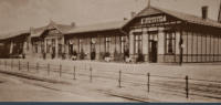 Bahnhof um 1903